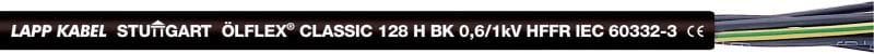 LAPP - ÖLFLEX CLASSIC 128 H BK 0,6/1 KV 3G2,5