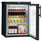 LIEBHERR - Flaschenkühlschrank unt. dynamisch 3Roste 148L Glastür C sw