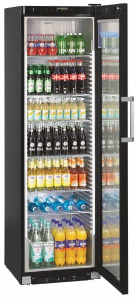 LIEBHERR - Flaschenkühlschrank dynamisch 6Roste 441L Glastür D schwarz