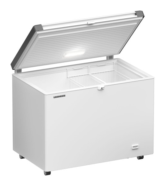 LIEBHERR - Gastro-Gefriertruhe statisch 266L 2Körbe F Stahl-weiß