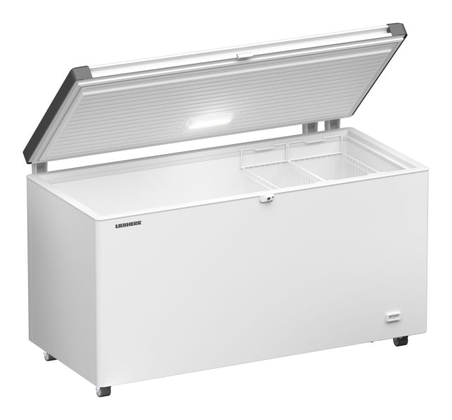 LIEBHERR - Gastro-Gefriertruhe statisch 404L 2Körbe F Stahl-weiß