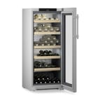 LIEBHERR - VG! Weintemperierschrank 2Z 6Ablagefl 107Fl Glast F edst