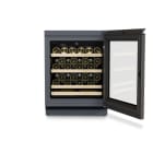 LIEBHERR - VG! FH+ Weintemperierschrank unt 1Z 4Abl 44Fl Glast F sw-ant