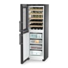 LIEBHERR - VG! FH+ Kühl-Gefrierkombi 60cm NoFr Weintemp.171/133L D blst