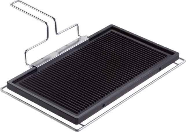 MIELE - VG!C Grillplatte, glatt/geriffelt, aluminium