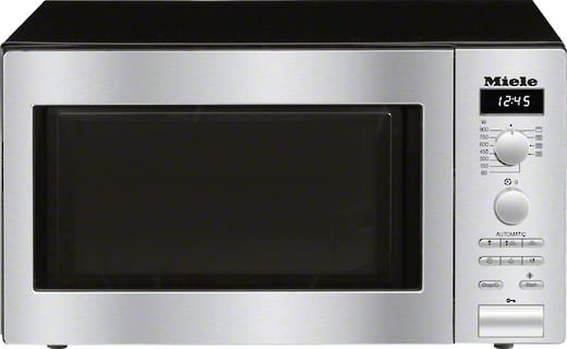 MIELE - VG!S Mikrowelle m.Grill,900/800W,26L.,7Stufen,edelstahl-clst