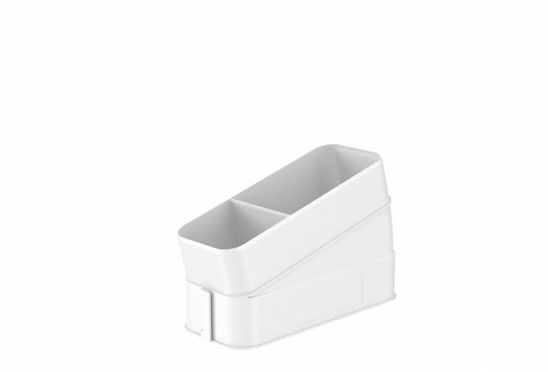 MIELE - VG!C Flachkanaladapter für Luftführung Horizontaler Bogen 15G