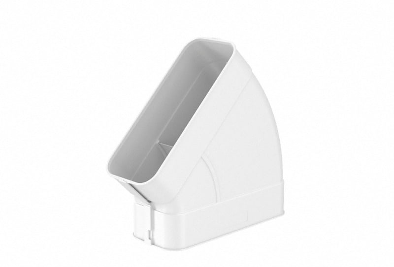 MIELE - VG!C Flachkanaladapter für Luftführung Horizontaler Bogen 45G