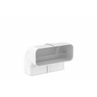 MIELE - VG!C Flachkanaladapter für Luftführung Verti. Bogen 90G 170mm