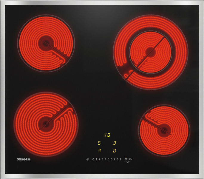 MIELE - VG!S Glaskeramik Kochstelle 60cm 1xVarioz. edelstahl