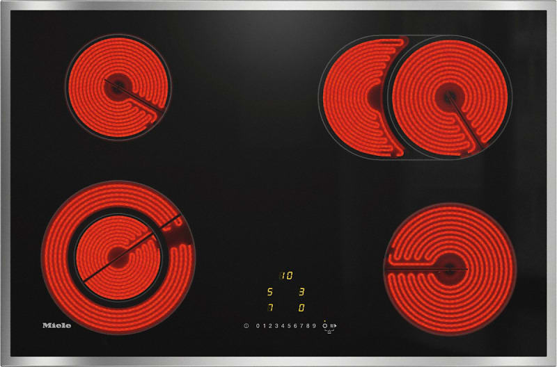 MIELE - VG!S Glaskeramik Kochstelle 75cm Bräterz. 1xVarioz. edst