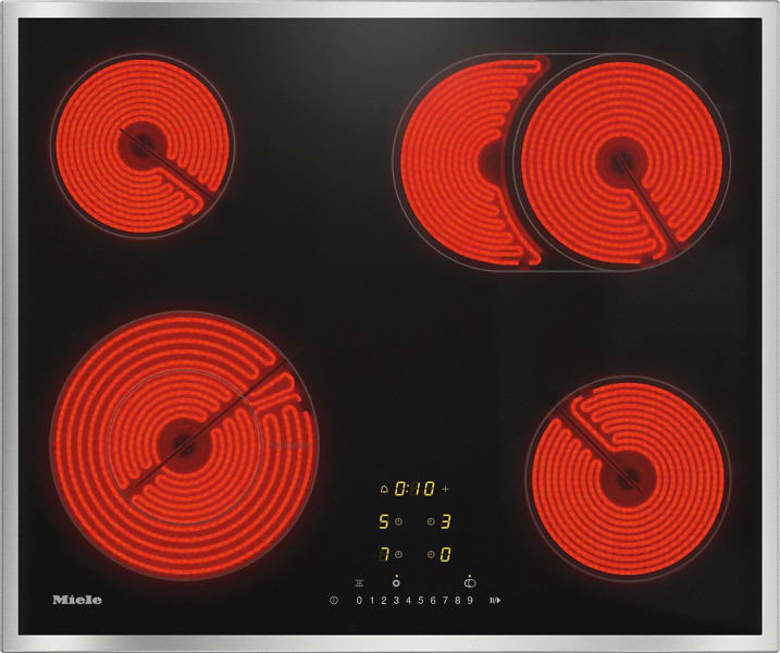 MIELE - VG!S Glaskeramik Kochstelle 60cm Bräterz. 1xVarioz. edst