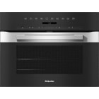 MIELE - VG!E Kompaktbackofen 12BA 49L Pyrolyse Vollauszug Uhr edclst