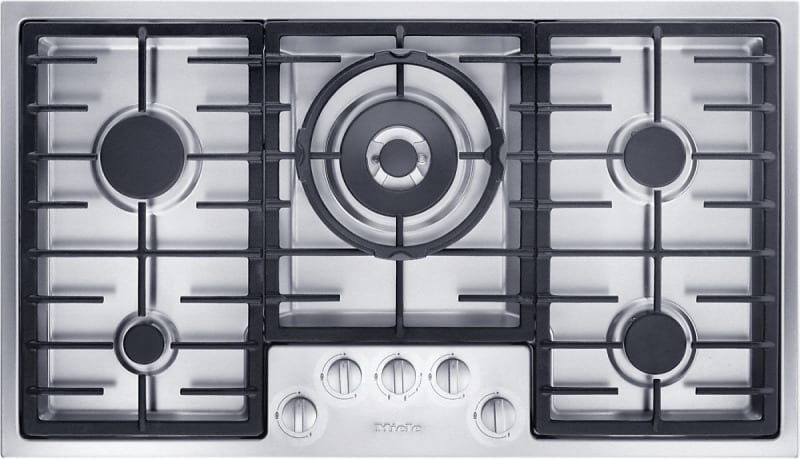 MIELE - VG!S Gas-Kochmulde 88.8cm 5Brenner edelstahl