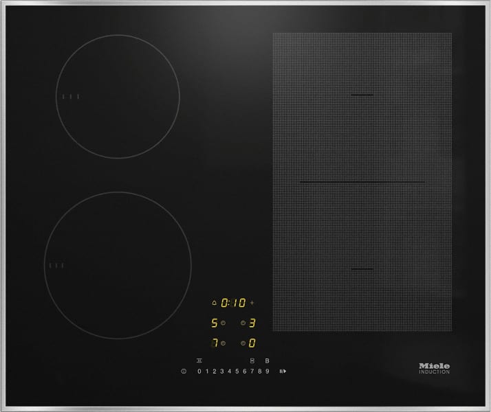 MIELE - VG!S Glaskeramik Kochfeld 60cm 1xFlex 4xInduktion edelstahl