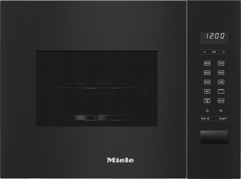 MIELE - VG!S EinbauMikrowelle m.Grill 800/800W 17L 6Stufen obsw