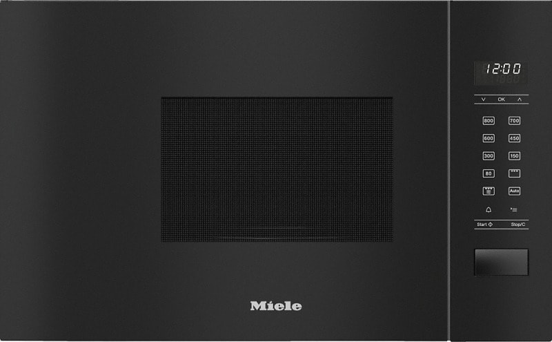MIELE - VG!S EinbauMikrowelle m.Grill 800/800W 17L 6Stufen obsw