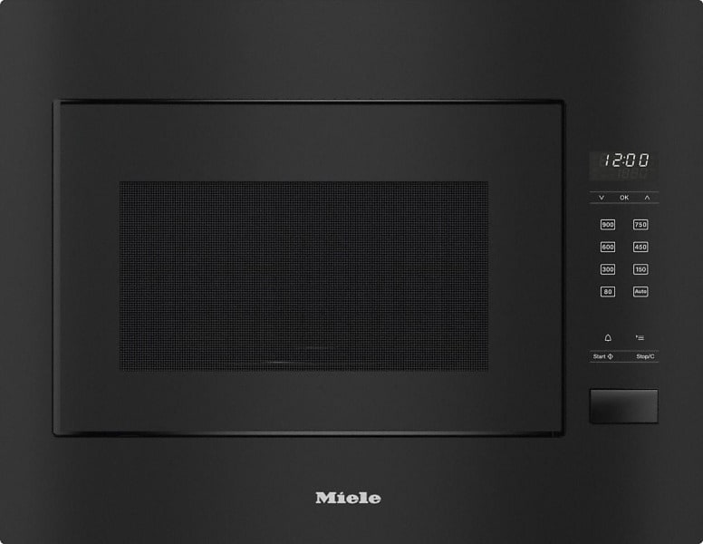 MIELE - VG!S EinbauMikrowelle 800W 26L 6Stufen obsidianschwarz