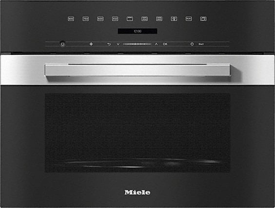 MIELE - VG!E EinbauMikrowelle m.Grill 900/1500W 46L 7Stufen edclst