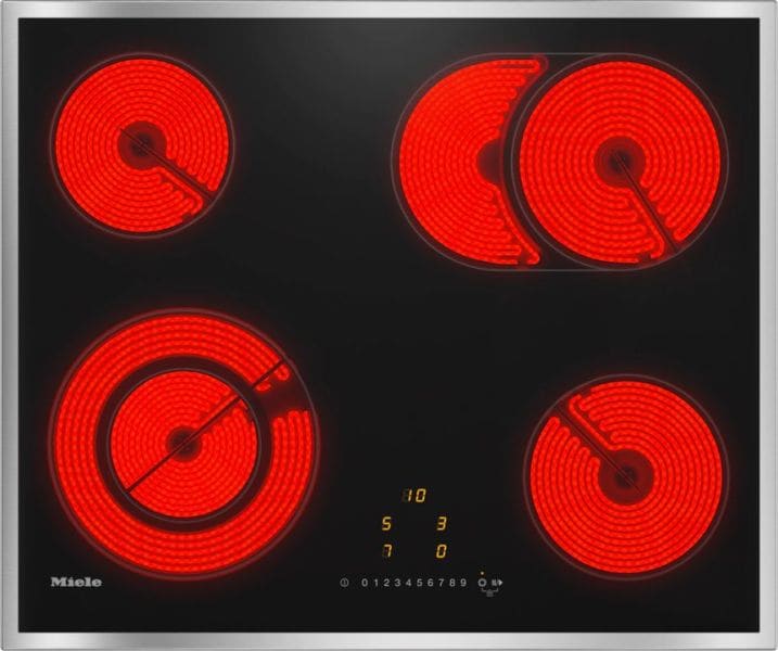 MIELE - VG!S Glaskeramik Kochstelle 61.4cm Bräterz. 1xVarioz. edst
