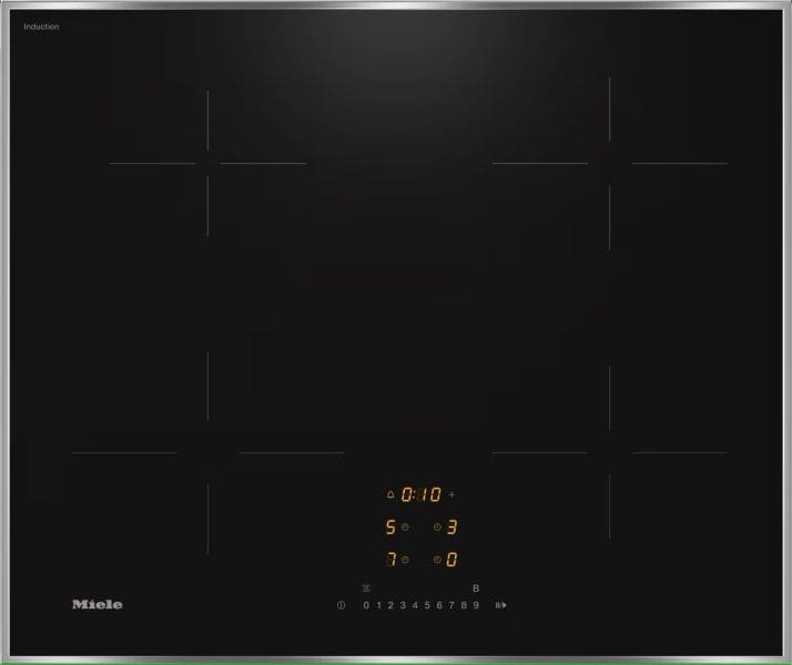 MIELE - VG!S Glaskeramik Kochstelle 60cm 4xInduktion edelstahl