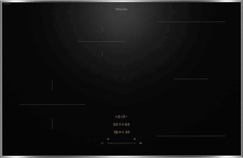 MIELE - VG!S Induktionskochfeld KM 8482 FR Edelstahlrahmen