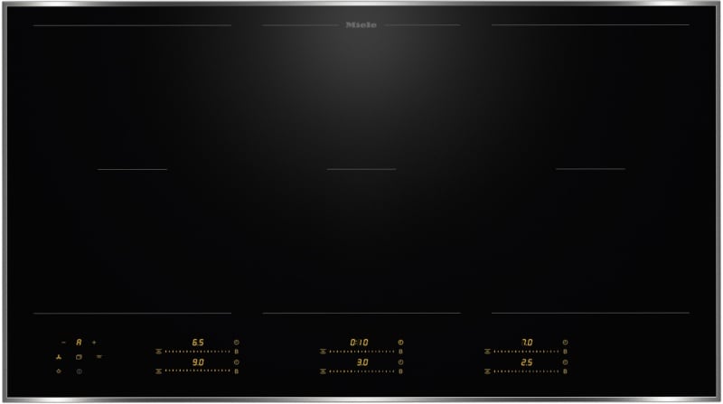 MIELE - VG!C Induktionskochfeld KM 8595 FR Edelstahlrahmen