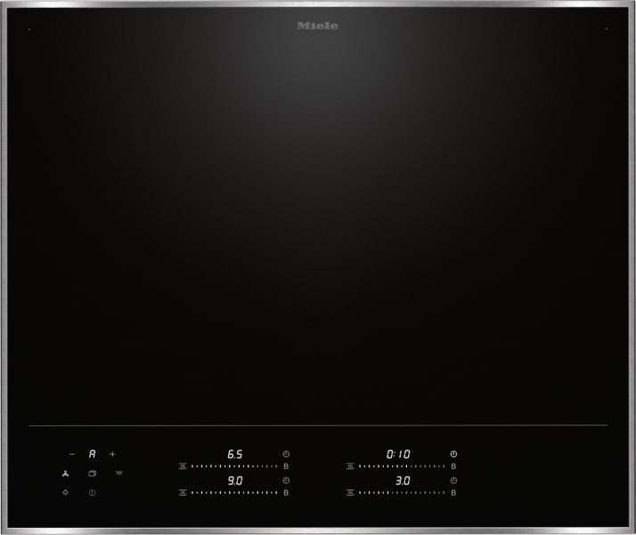 MIELE - VG!C Induktionskochfeld KM 8665 FR Edelstahlrahmen