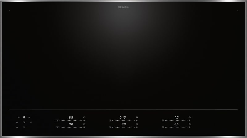MIELE - VG!C Induktionskochfeld KM 8695 FR Edelstahlrahmen