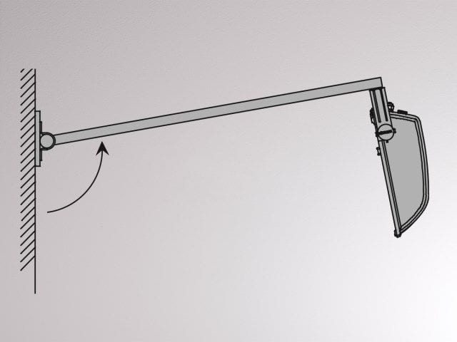 MOLTO LUCE - SCHWENKBARER AUSLEGER 975MM GRAPHIT