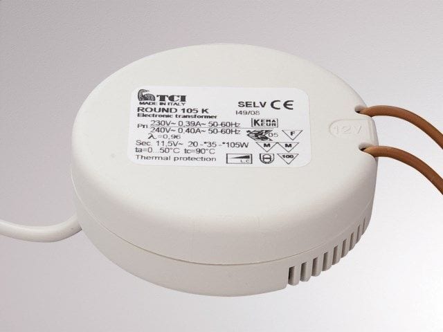 MOLTO LUCE - TRAFO-EL  35-105VA IM GEHÄUSE RUND