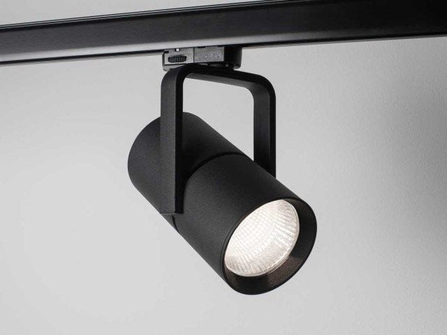 MOLTO LUCE - 2GO SCHIENENSTRAHLER MIT 3-PH ADAPTER schwarz