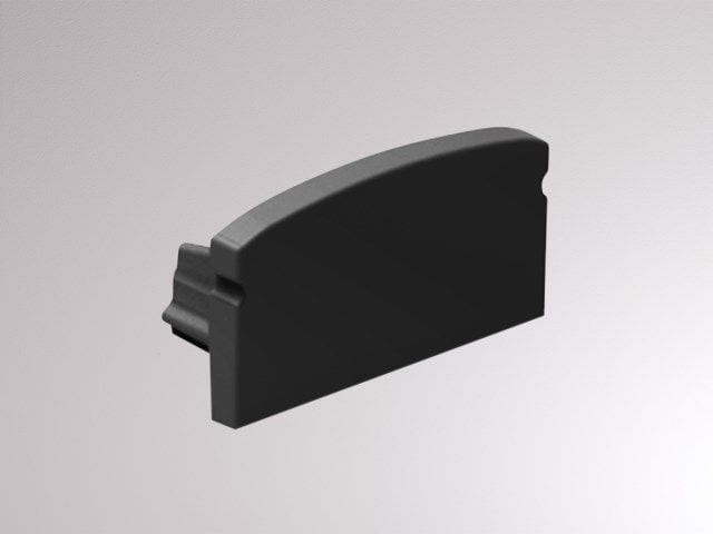 MOLTO LUCE - ENDKAPPE SCHWARZ FÜR AUFBAUPROFIL MINI17