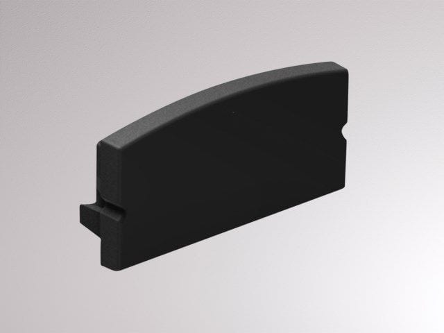 MOLTO LUCE - ENDKAPPE SCHWARZ FÜR AUFBAUPROFIL MIDI