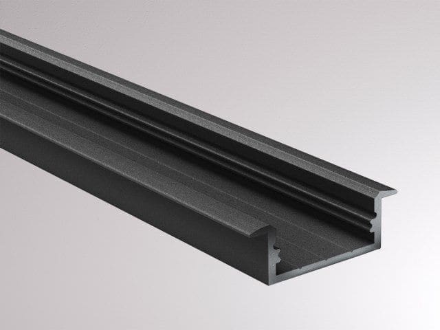 MOLTO LUCE - MIDI LED-PROFIL EINBAU SCHWARZ