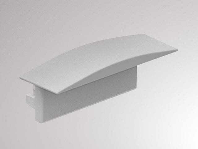 MOLTO LUCE - ENDKAPPE GRAU FÜR EINBAUPROFIL MIDI