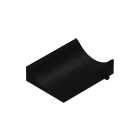 NIEDAX - Universal-Gegenwanne für alle Bügelsch., Kabel-Ø 54-58 mm