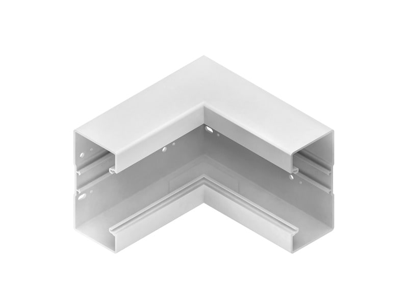 NIEDAX - Inneneck 90°, mit Bodenlochung, 105x66 mm