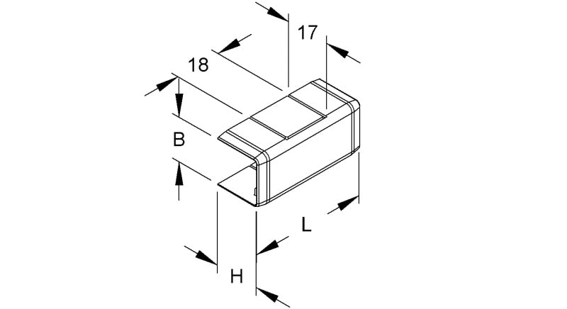 NIEDAX - T-Stück 90°, 18x50 mm