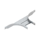 NIEDAX - Anbau T-Stück, 106,5x205 mm, rund, gesickt, ungelocht