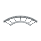 NIEDAX - Bogen 90°, 105x600 mm, rund, gesickt, ungelocht