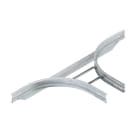 NIEDAX - Anbau T-Stück, 106,5x305 mm, rund, gesickt, ungelocht