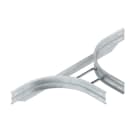 NIEDAX - Anbau T-Stück, 151,5x205 mm, rund, gesickt, ungelocht