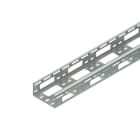 NIEDAX - Verteilerrinne, C-förmig, 50x100x3000 mm, t=1,5 mm, gelocht