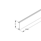 NIEDAX - Kanaloberteil, 80x2000 mm