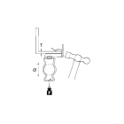NIEDAX - E-KLIPS, Universal-Flanschkralle mit Rohrclip