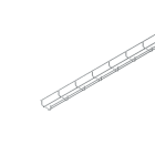 NIEDAX - Mini-Gitterrinne, U-förmig, 30x65x3000 mm, Draht-Ø 4,0 mm