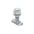NIEDAX - Hammerkopfschraube M8, Länge 40 mm