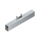 NIEDAX - T-Stück mit Deckel, 40x60 mm, Abgangsbreite 40 mm
