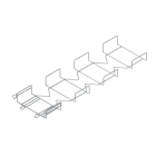 NIEDAX - Bogen 90° für MTC Gitterrinne, 54x200 mm
